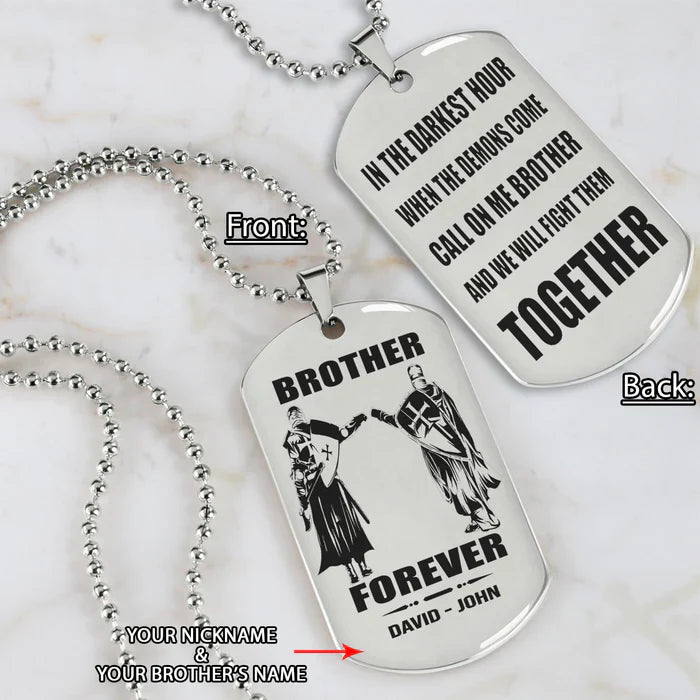 HenryCustoms 🔥Spartan Custom Engraved Black Dog Tags