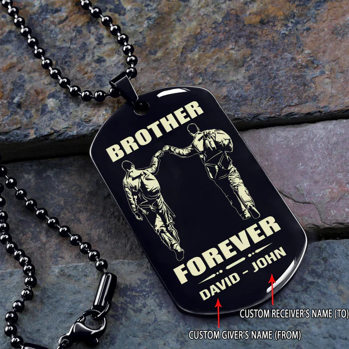 HenryCustoms 🔥Spartan Custom Engraved Black Dog Tags
