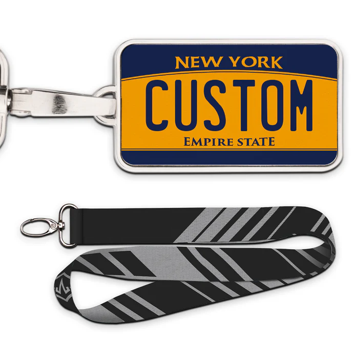 HenryCustoms license plate-style pendant