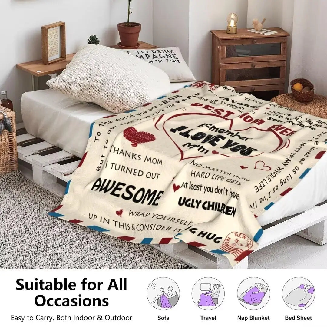 Fifaytech™ Gifts for Mom,Fleece Blanket