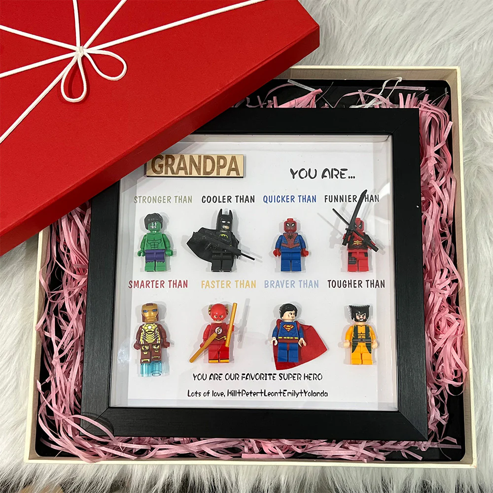 HenryCustoms 🔥Personalized Superhero 3D Frame