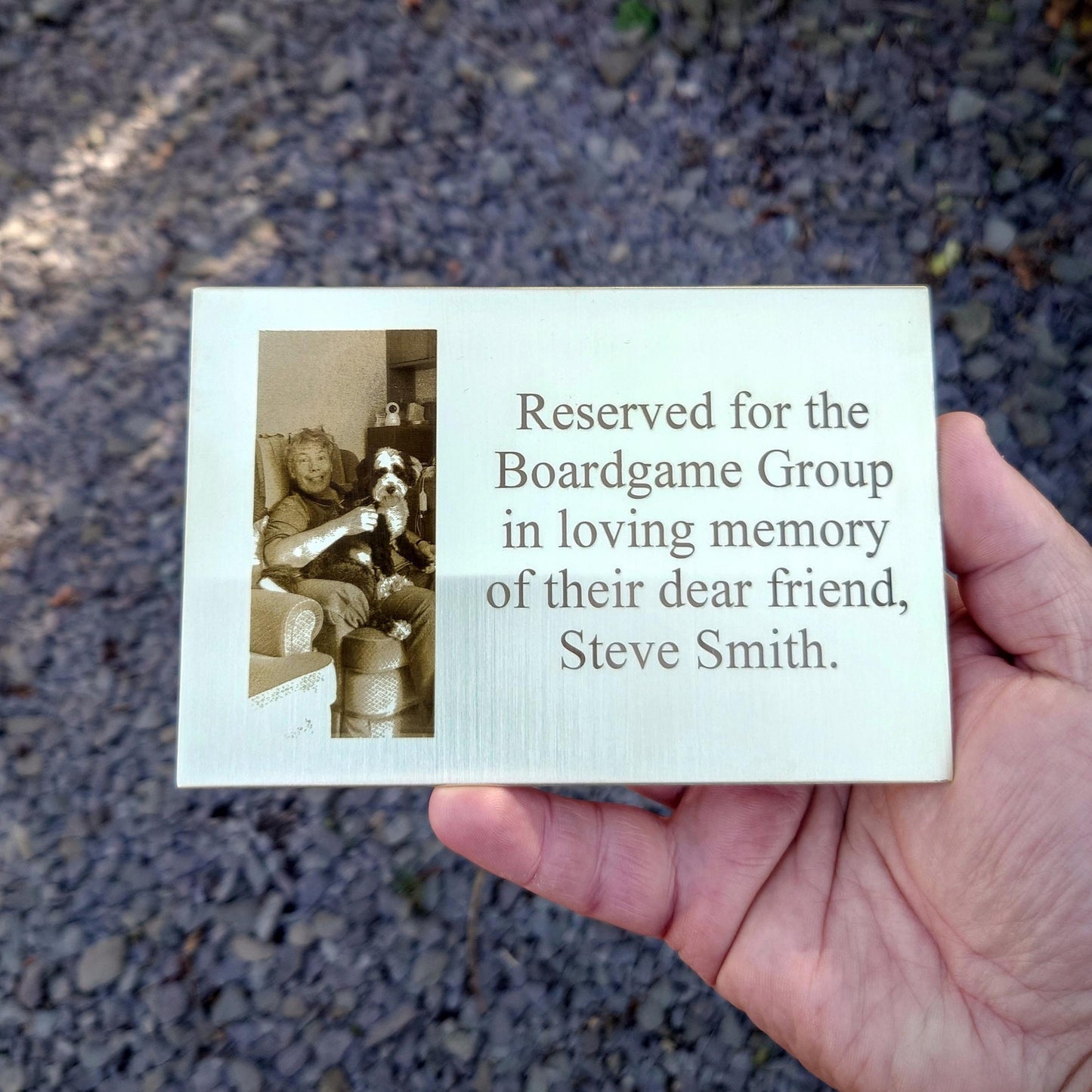 HenryCustoms Laser engraved photo Copper Card-⚡Buy 1 get one wallet free