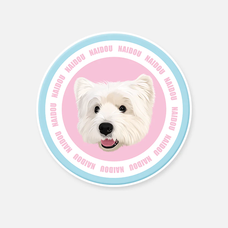 HenryCustoms™ Custom Pawfect Portrait Round Rug