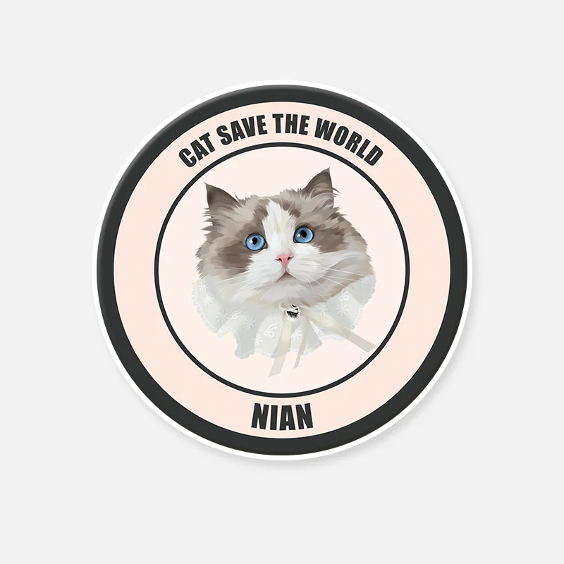 HenryCustoms™ Custom Pawfect Portrait Round Rug