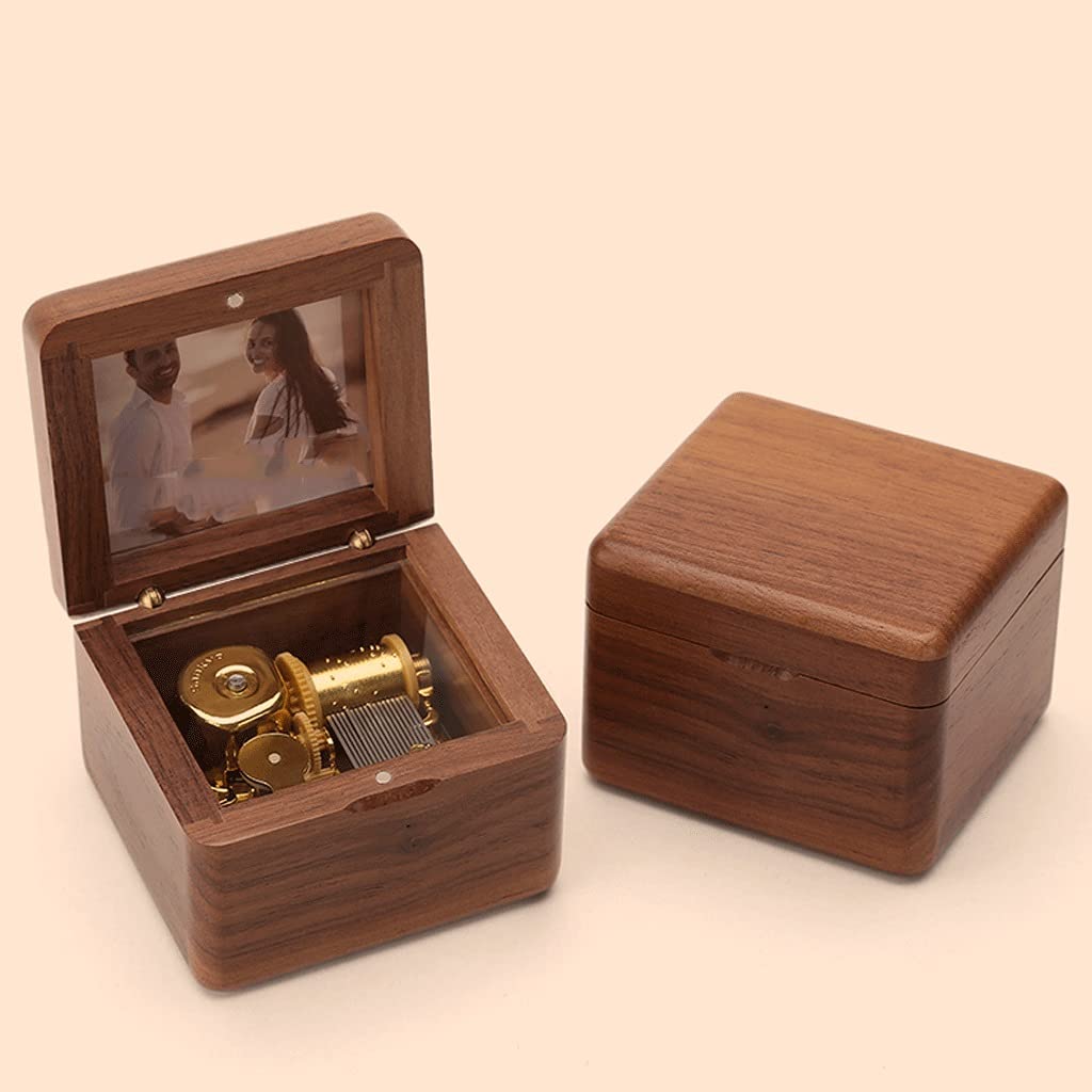 HenryCustoms™ Customized Photo Wooden Music Box