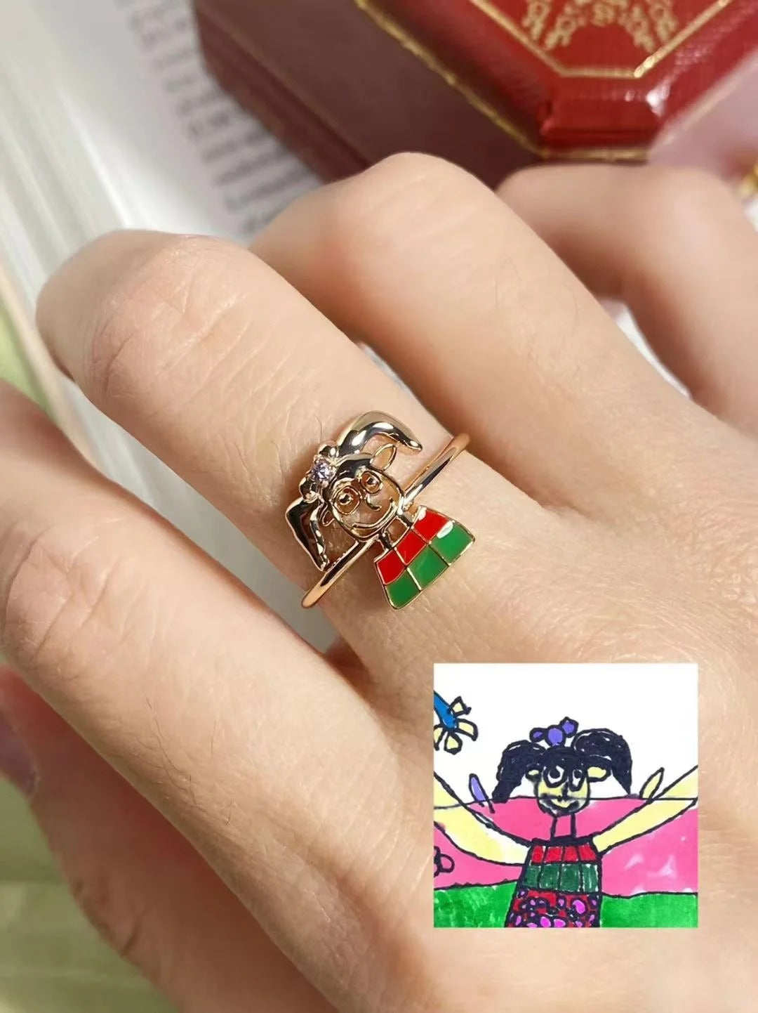 IreneAdorn™ Customized children's painting ring