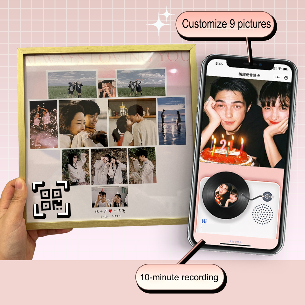 HenryCustoms™ Customized recording photo frame