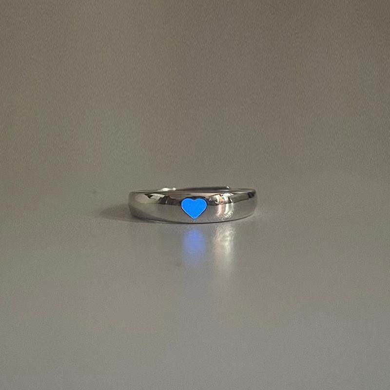 HenryCustoms Glowing heart distance ring(2pc)