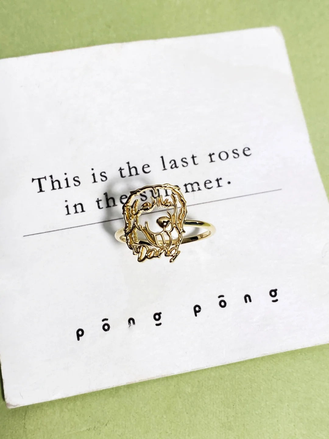 IreneAdorn™ Custom dog head ring