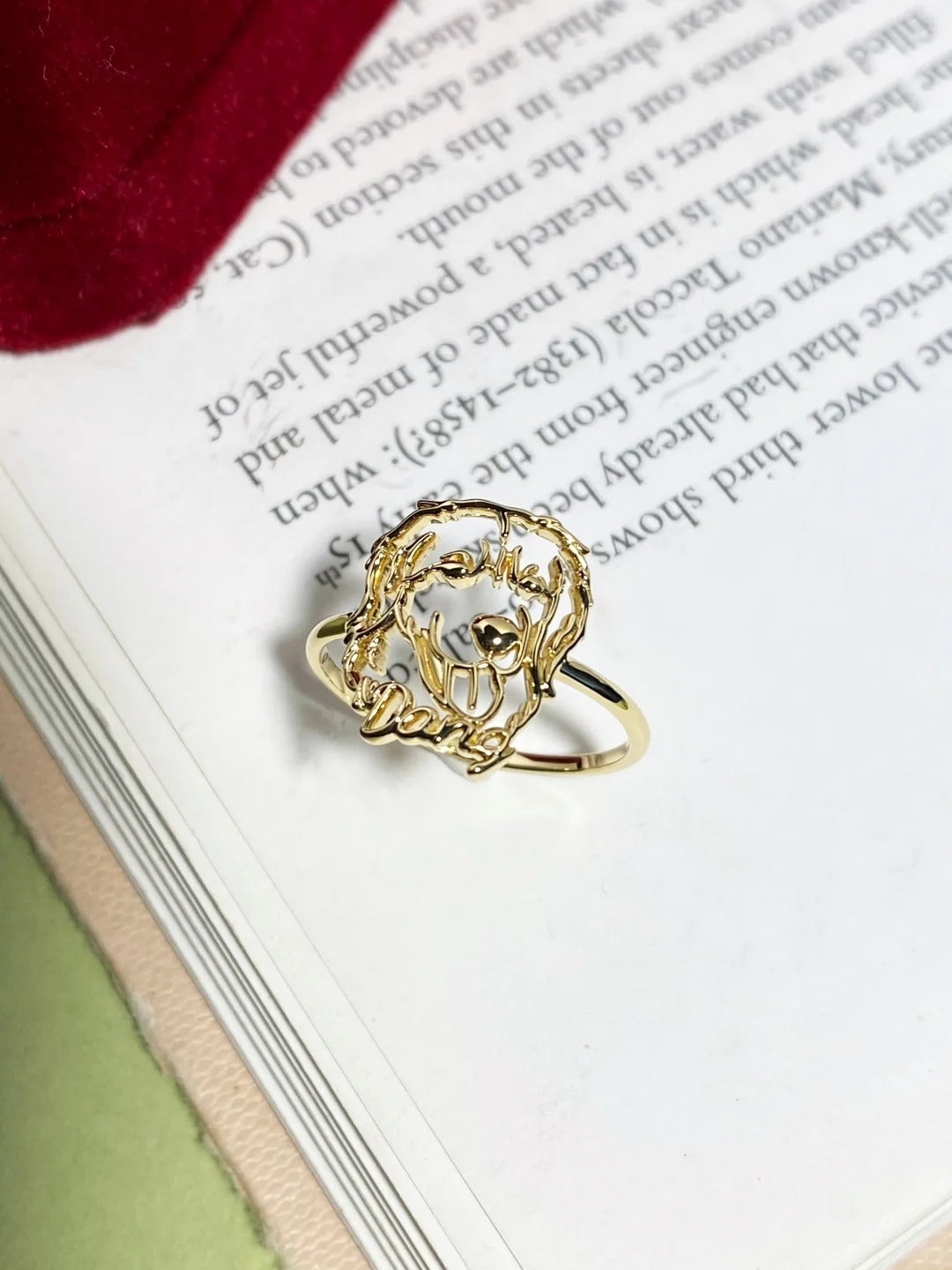 IreneAdorn™ Custom dog head ring