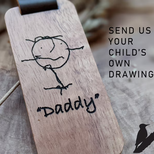 HenryCustoms Kids Drawing Keychain