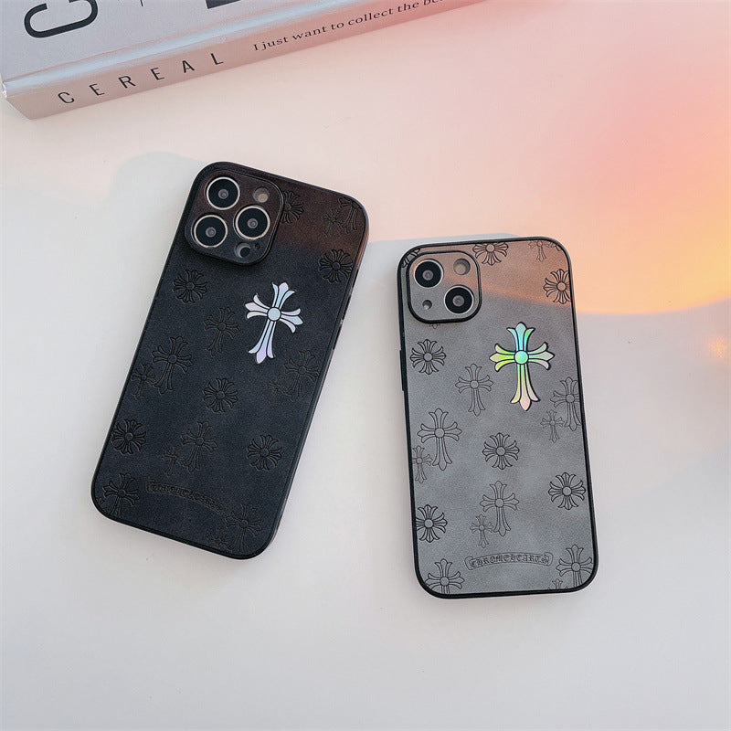 HenryCustoms™ Tide Leather Cross Phone Case