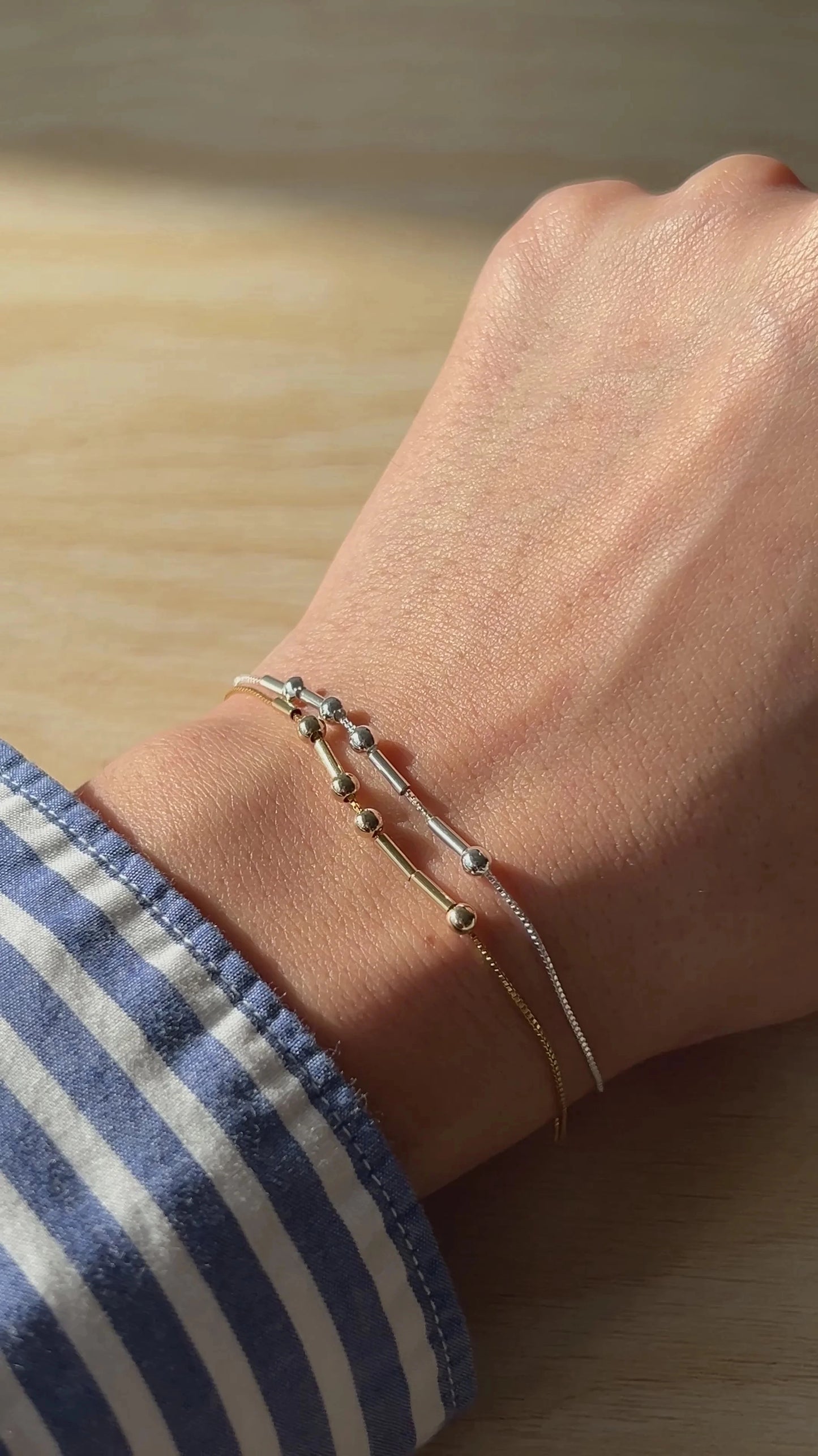 Morse code engraved bracelet clasp and extension for fit
