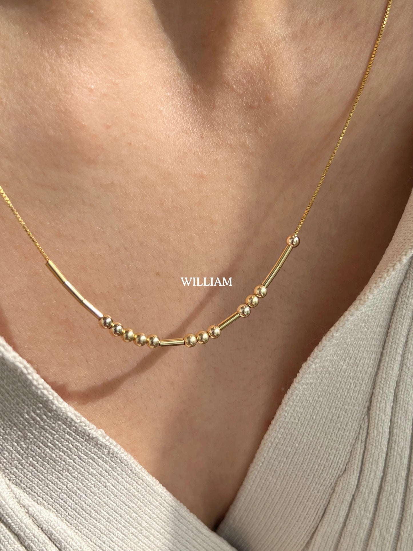 IreneAdorn™ Custom Morse Code Necklace - Your Secret Message's Whisper