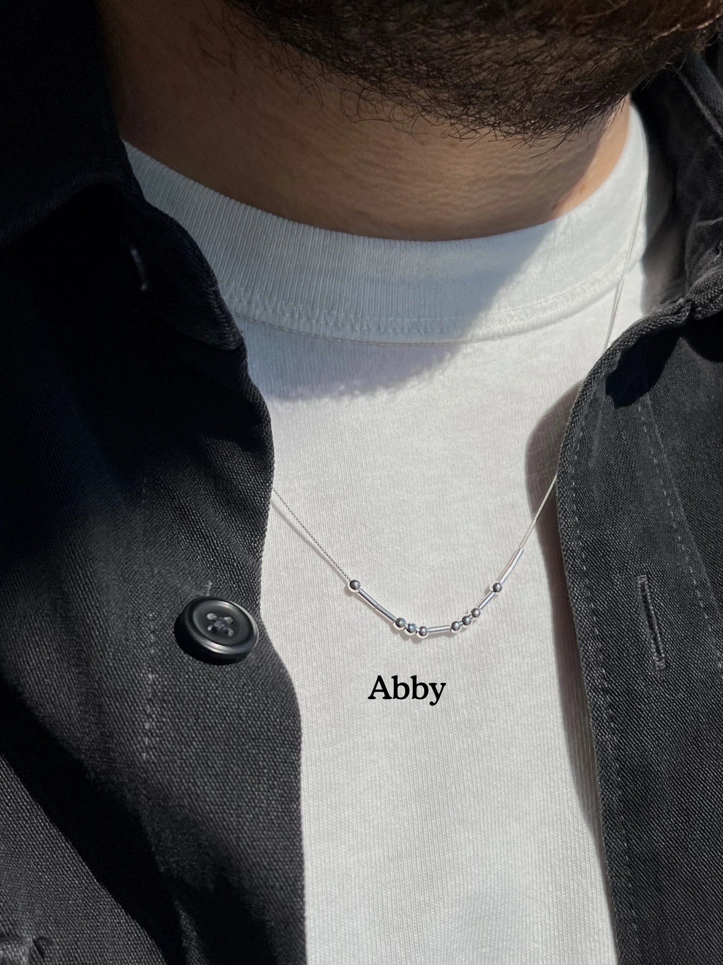 IreneAdorn™ Custom Morse Code Necklace - Your Secret Message's Whisper
