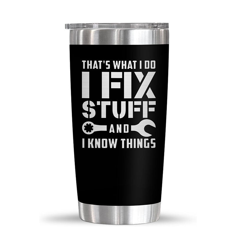 HenryCustoms Stainless Steel Insulated Travel Tumbler