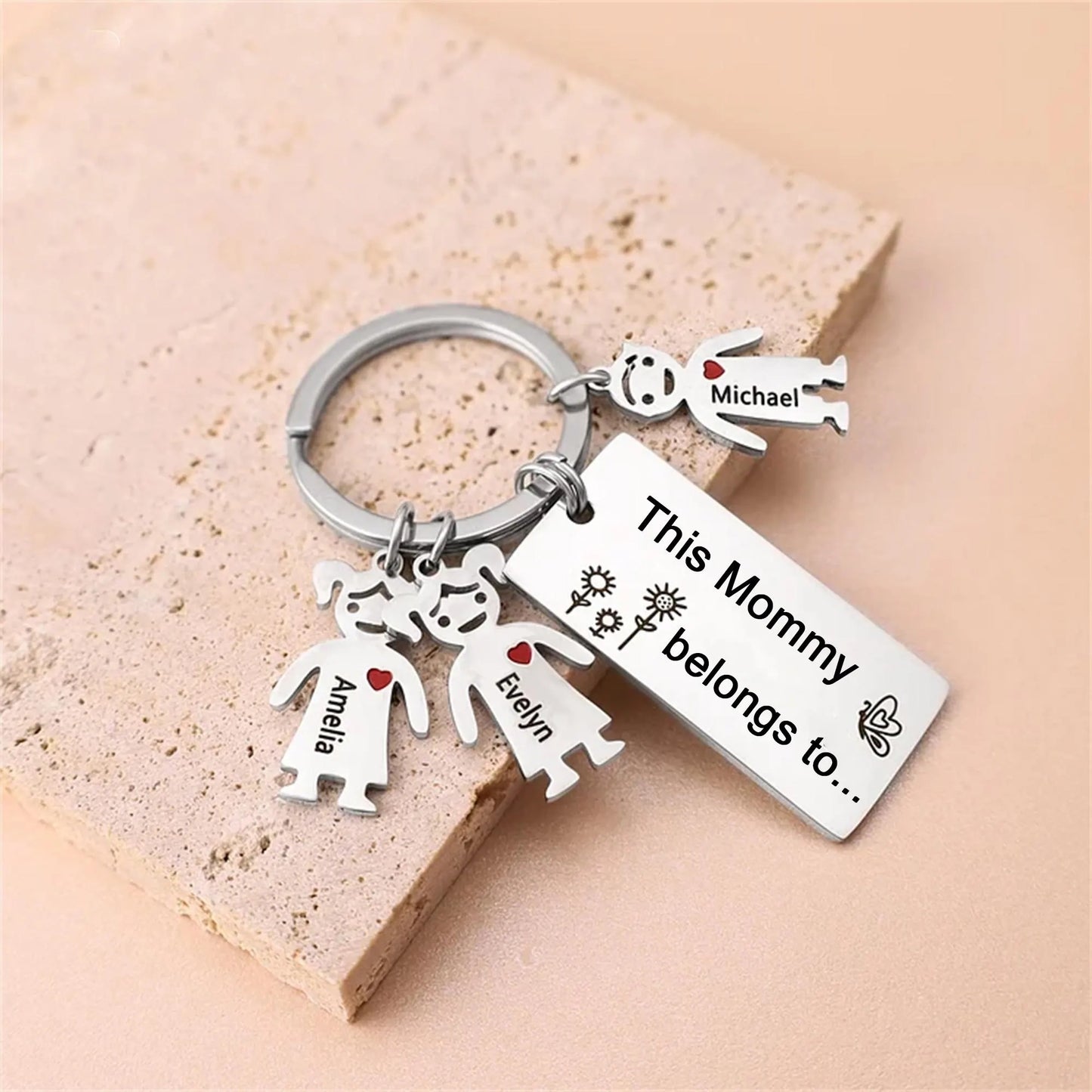 HenryCustoms Personalized Keychain - Father's Day Gift
