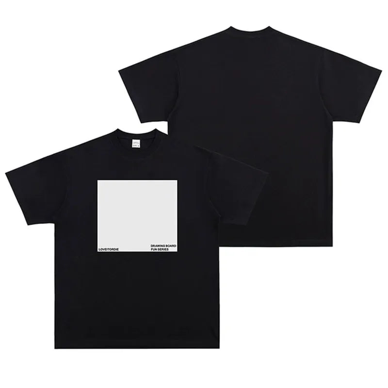 HenryCustoms™ Personalized Glow-in-the-Dark Drawing Board T-Shirt