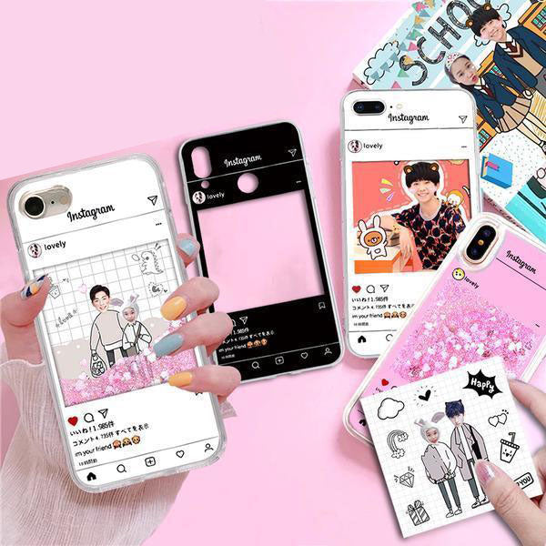 HenryCustoms™ Personalized Photo Quicksand Phone Case