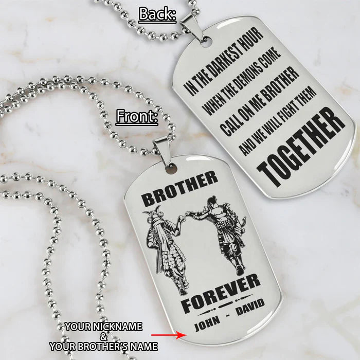 HenryCustoms 🔥Spartan Custom Engraved Black Dog Tags