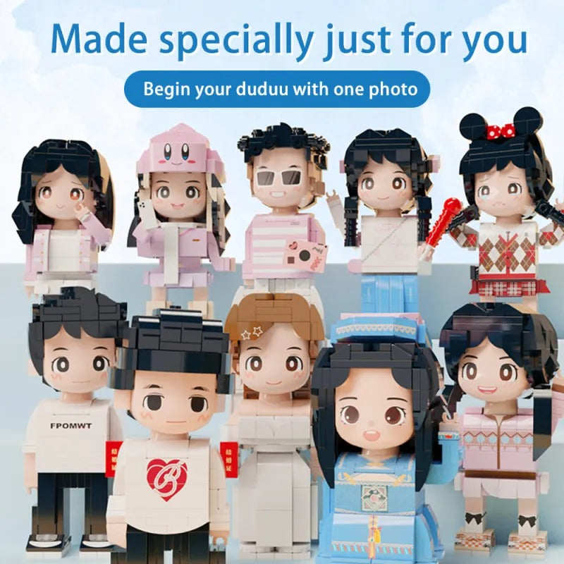 HenryCustoms™ Unique customized building - block dolls for couples