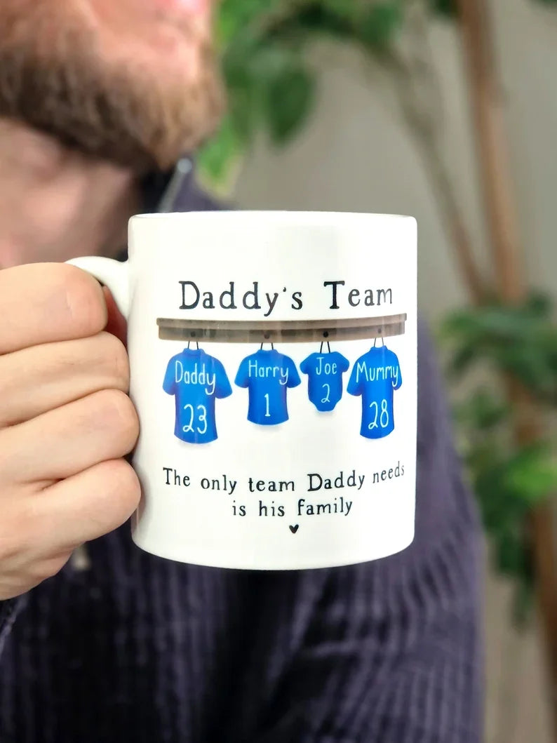 HenryCustoms dads football team mug