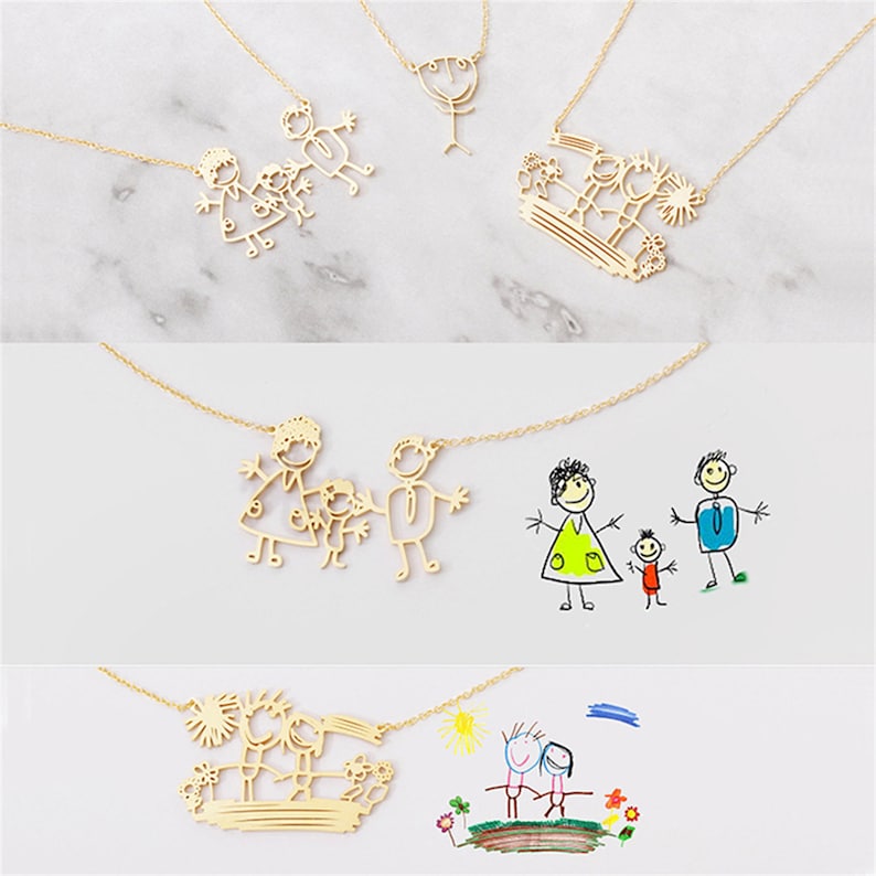 HenryCustoms Children's Graffiti Customized Necklace
