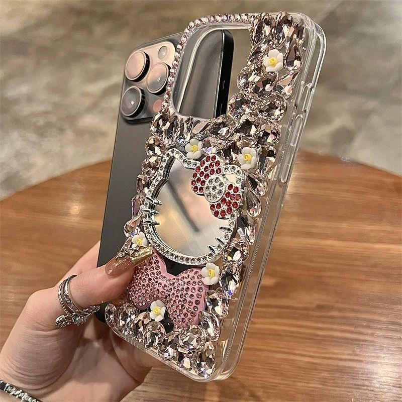 HenryCustoms™ Luxury Diamond KT Mirror Phone Case