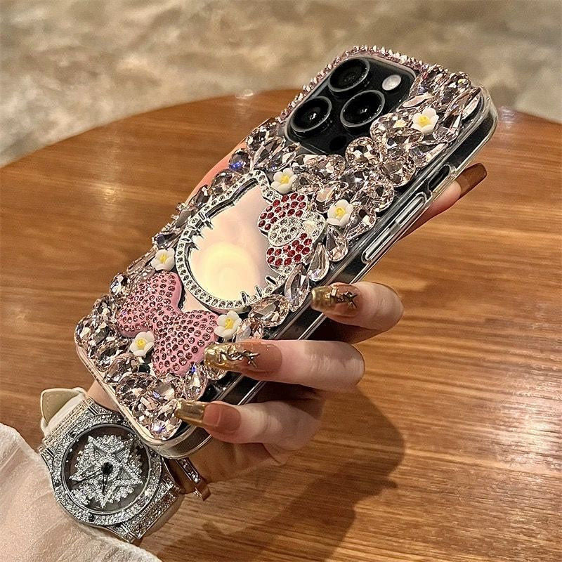 HenryCustoms™ Luxury Diamond KT Mirror Phone Case