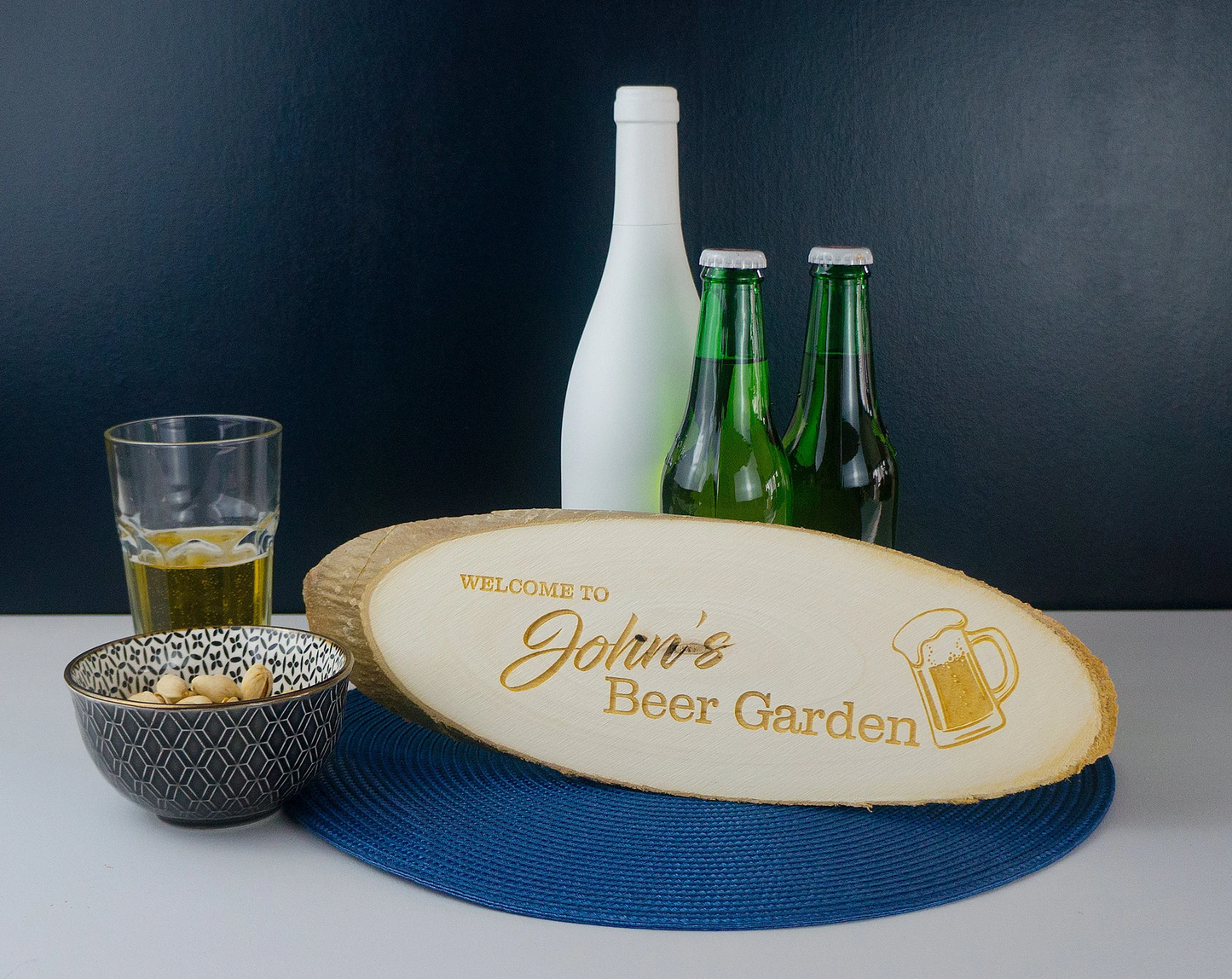 HenryCustoms Personalised home bar sign.