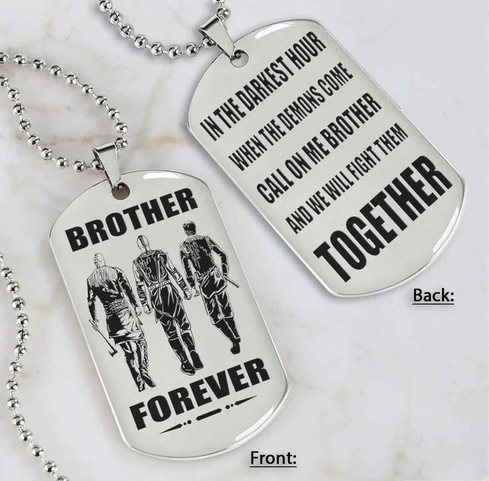 HenryCustoms 🔥Spartan Custom Engraved Black Dog Tags