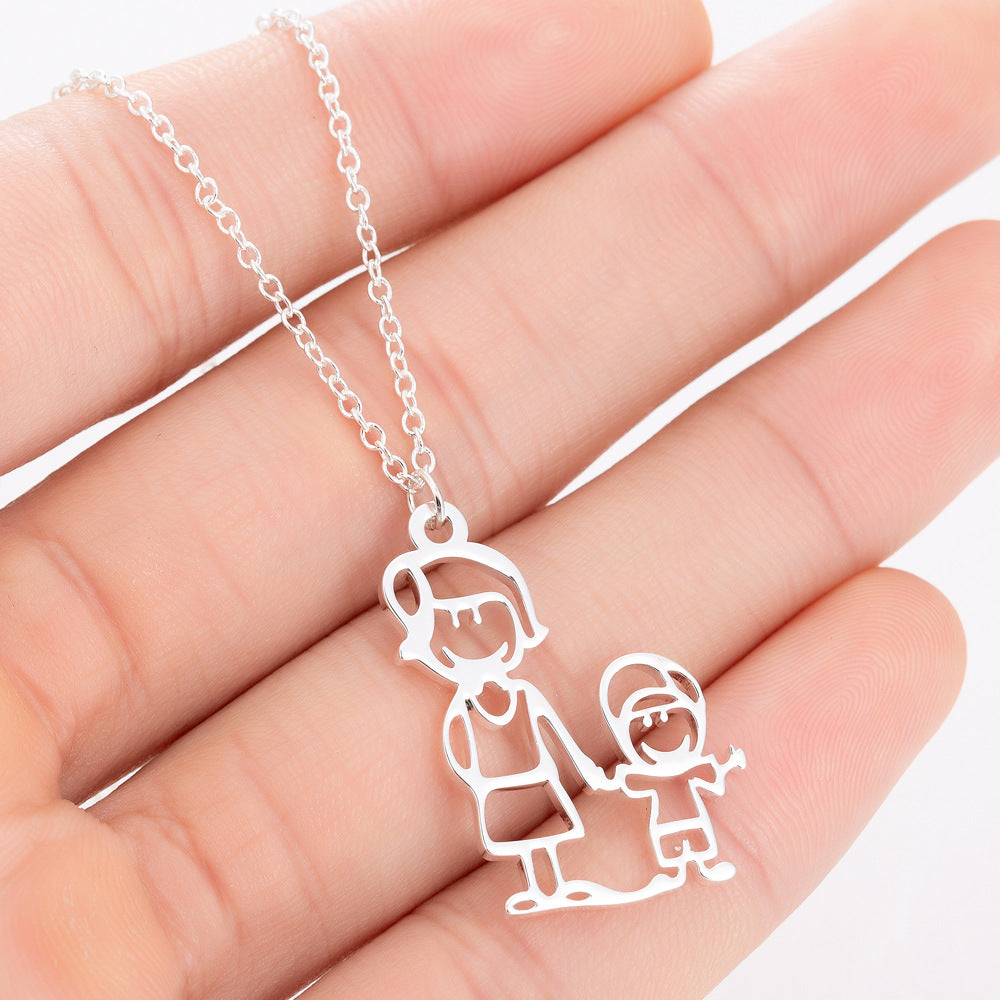 HenryCustoms Children's Graffiti Customized Necklace