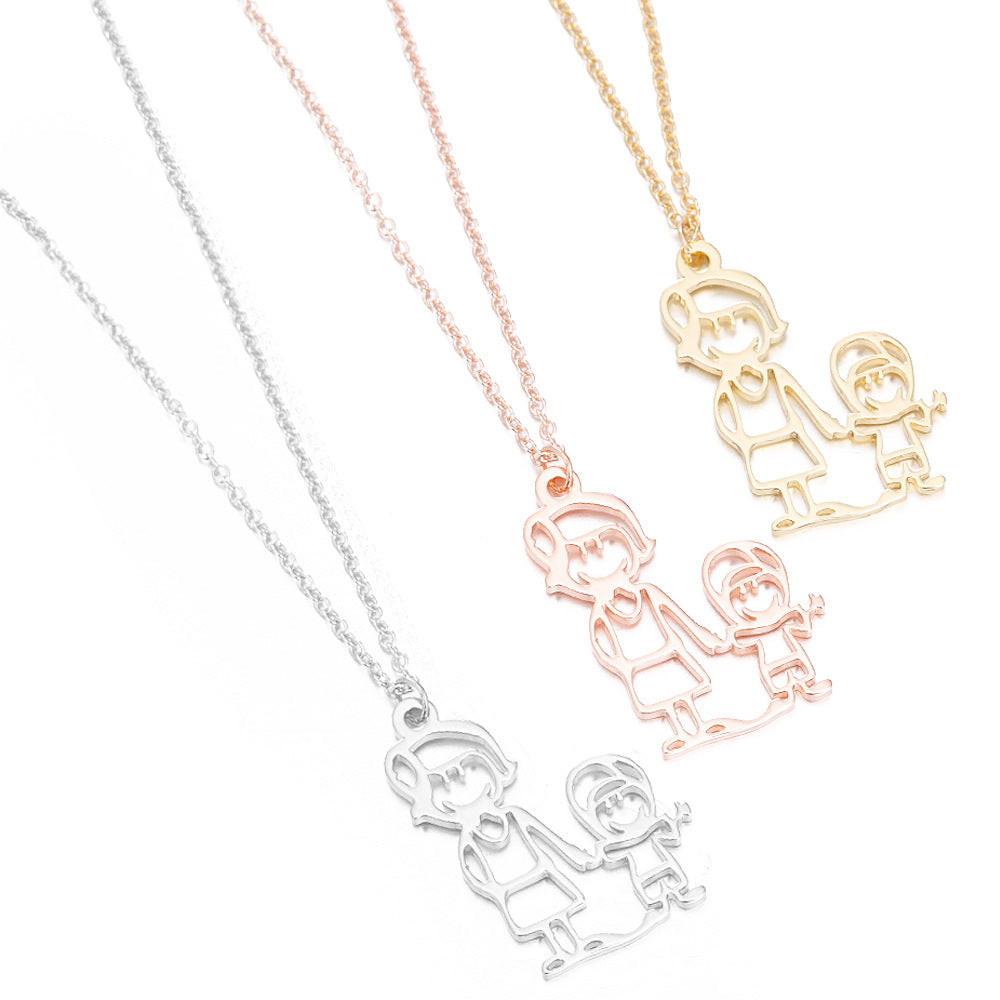 HenryCustoms Children's Graffiti Customized Necklace