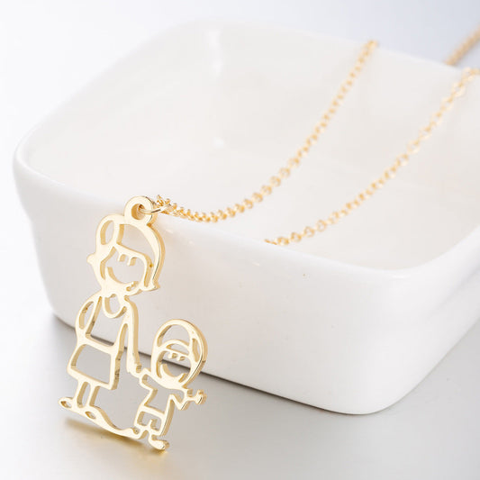 HenryCustoms Children's Graffiti Customized Necklace