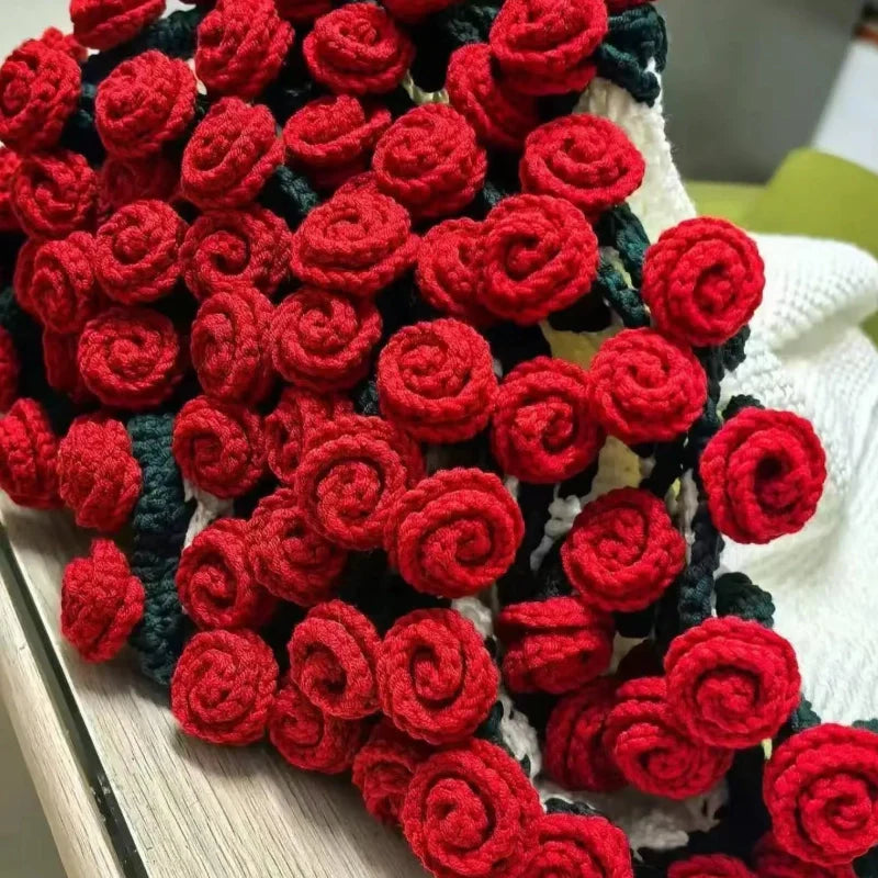 HenryCustoms  Crochet Rose Bouquet Blanket