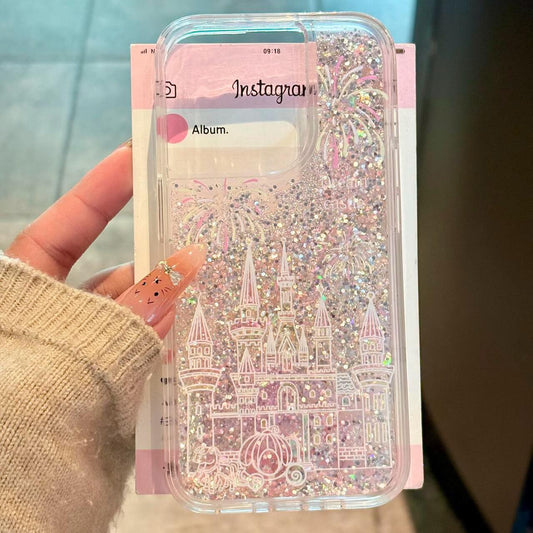 HenryCustoms™ Fireworks Castle Quicksand Phone Case