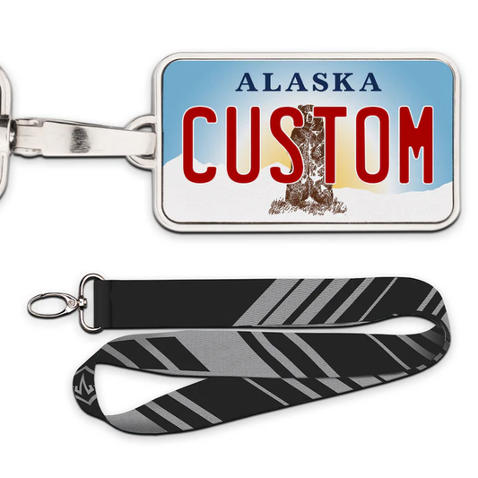 HenryCustoms license plate-style pendant