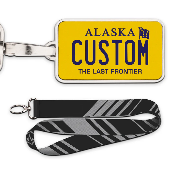 HenryCustoms license plate-style pendant