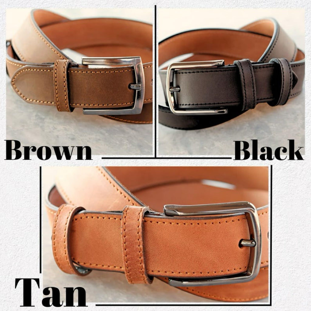 HenryCustoms Personalized Leather Belt for Anniversary