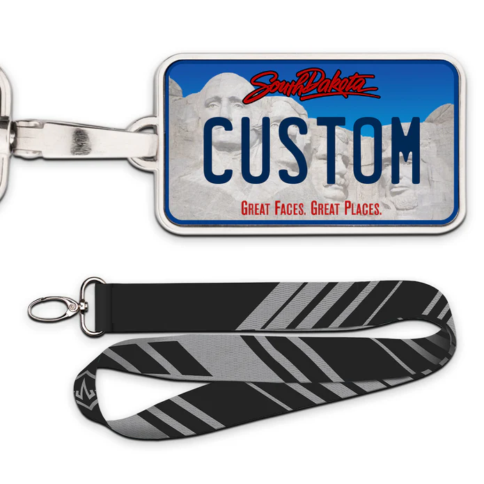 HenryCustoms license plate-style pendant