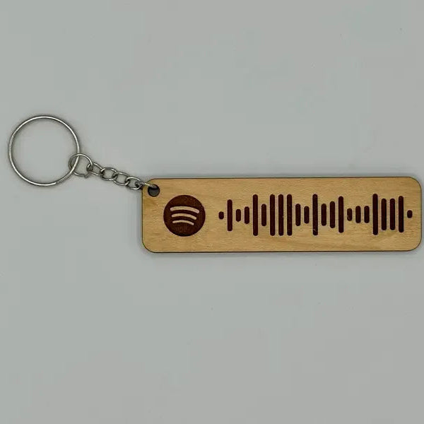 HenryCustoms Personalized Music Keychain