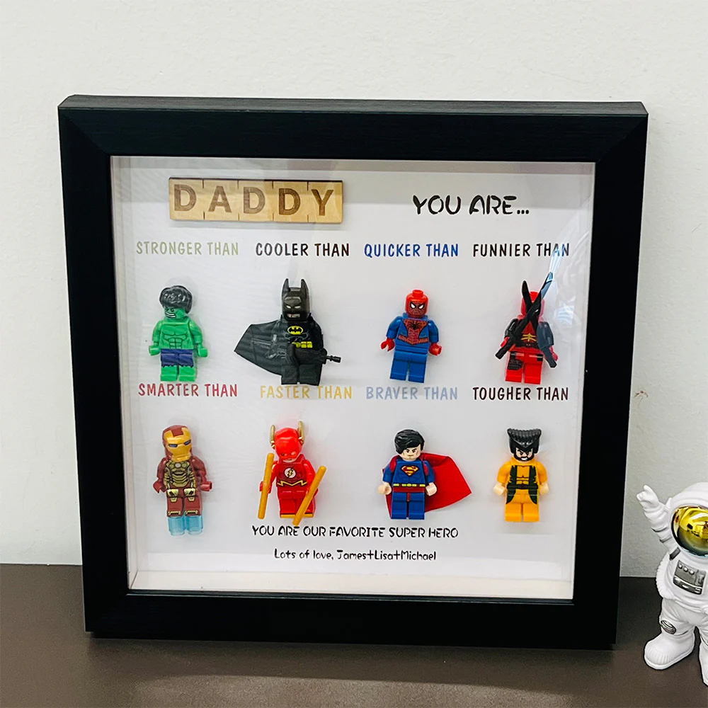 HenryCustoms 🔥Personalized Superhero 3D Frame