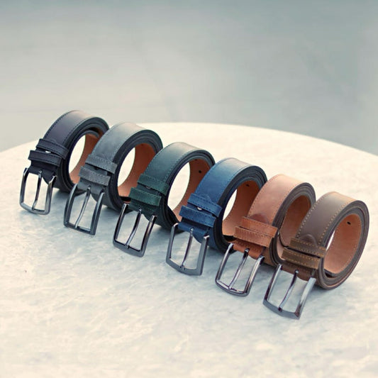 HenryCustoms Personalized Leather Belt for Anniversary