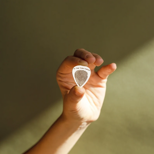 HenryCustoms Actual Fingerprint Engraved Guitar Pick
