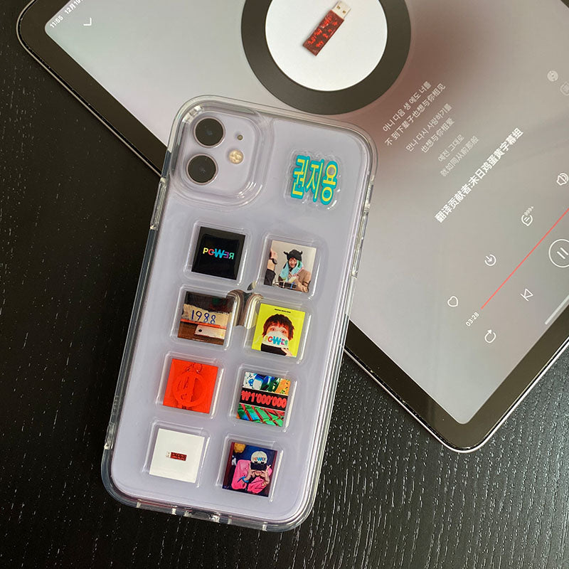 HenryCustoms Album pattern mobile phone case
