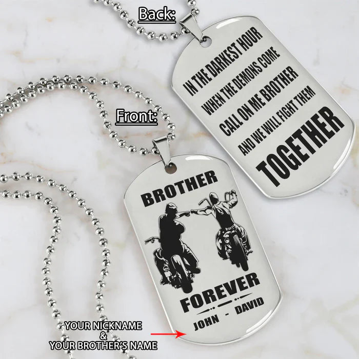 HenryCustoms 🔥Spartan Custom Engraved Black Dog Tags