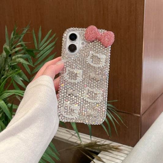 HenryCustoms™ 3D bow KT cat phone case
