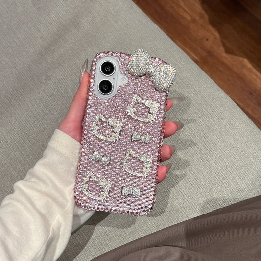 HenryCustoms™ 3D bow KT cat phone case