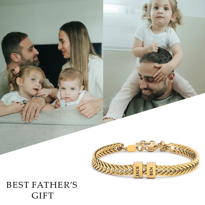 HenryCustoms Children's name bracelet