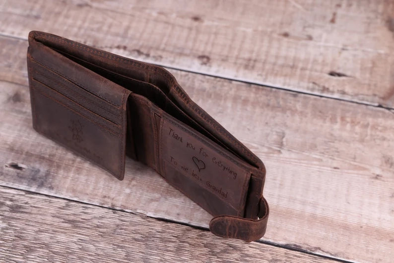 HenryCustoms Custom Handwritten Engraved Wallet